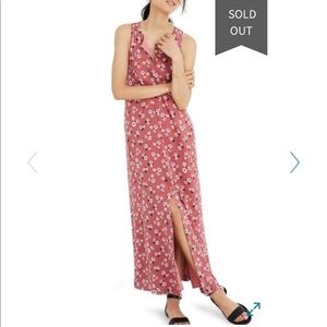 Madewell floral maxi dress